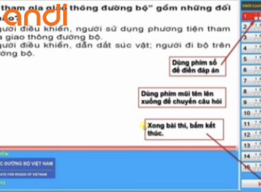 PHẦN MỀM THI THỬ LÝ THUYẾT A1_A2_B1_B2_C... 